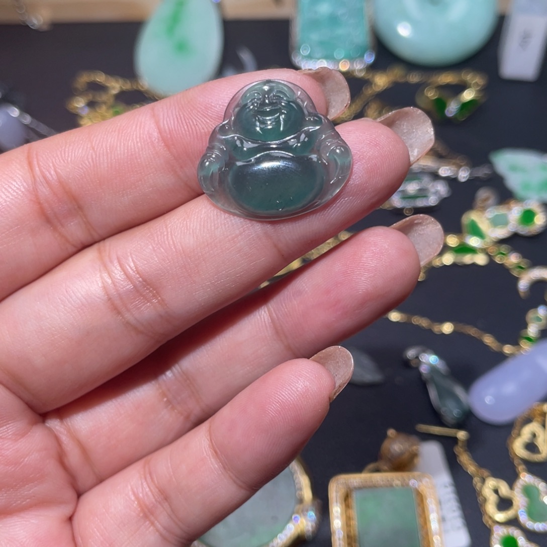 翡翠未镶嵌颈饰天然翡翠