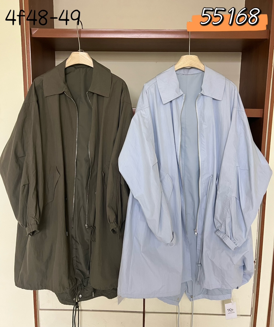 叨叨推荐款#We#55168#风衣长款外套 FL