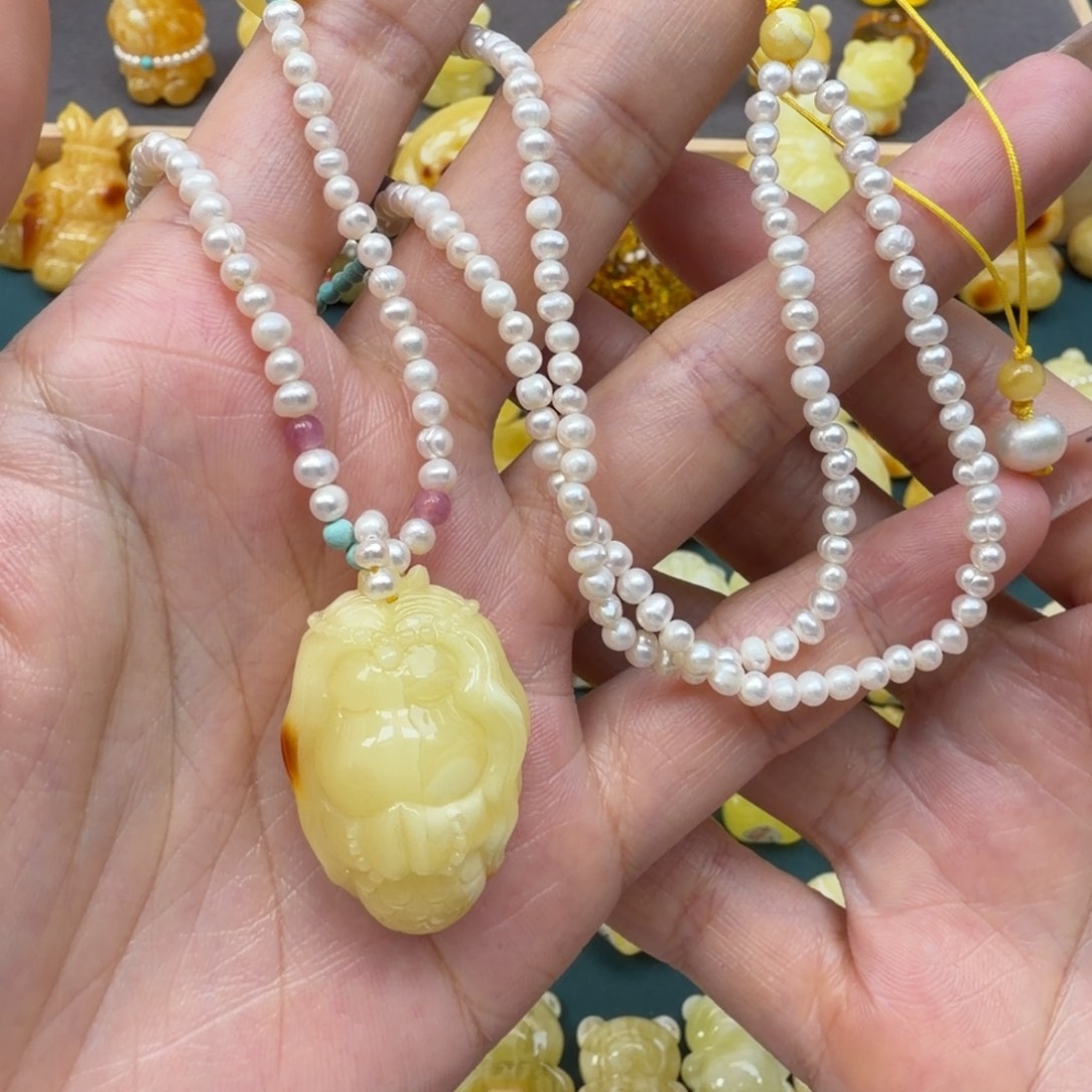 琥珀未镶嵌裸石蜜蜡