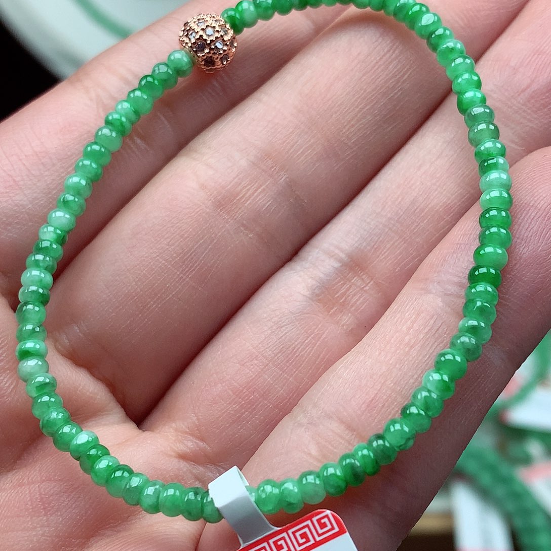 翡翠未镶嵌项链翡翠