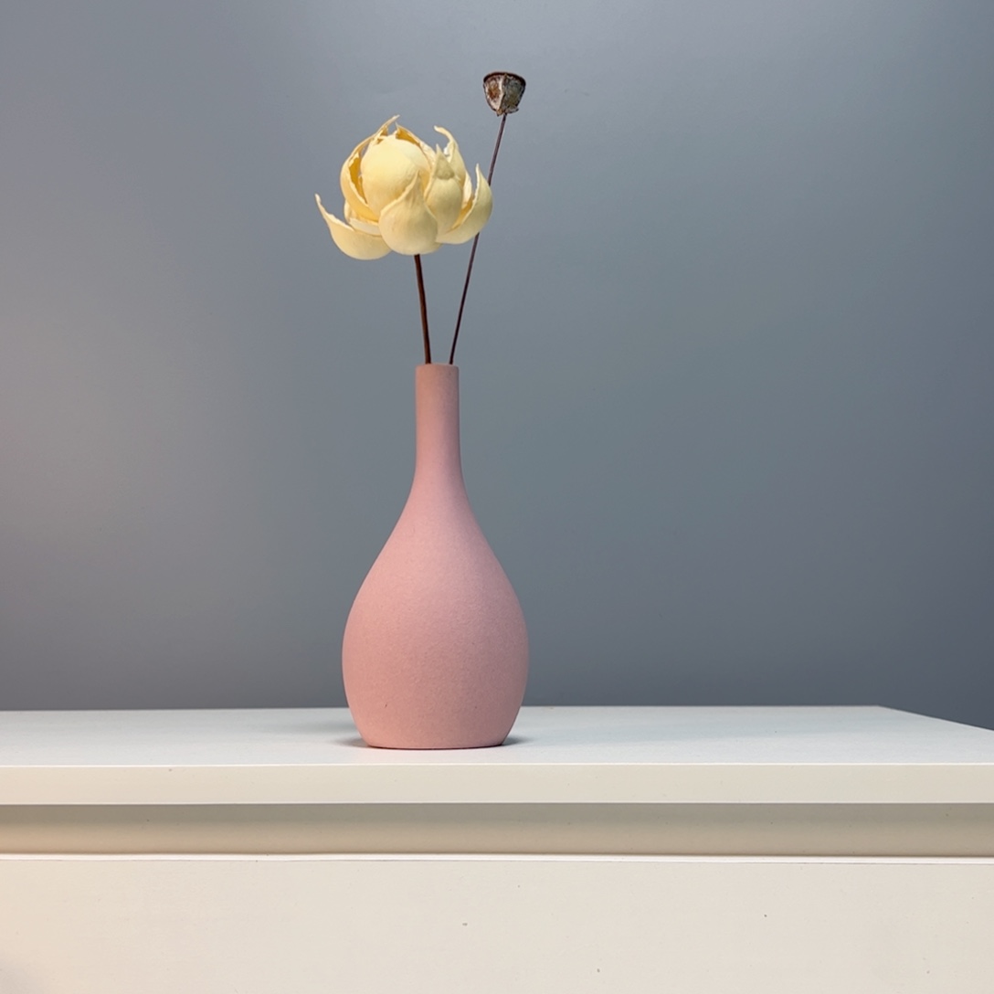 陶瓷花瓶景德镇手作陶瓷花瓶摆件无孔