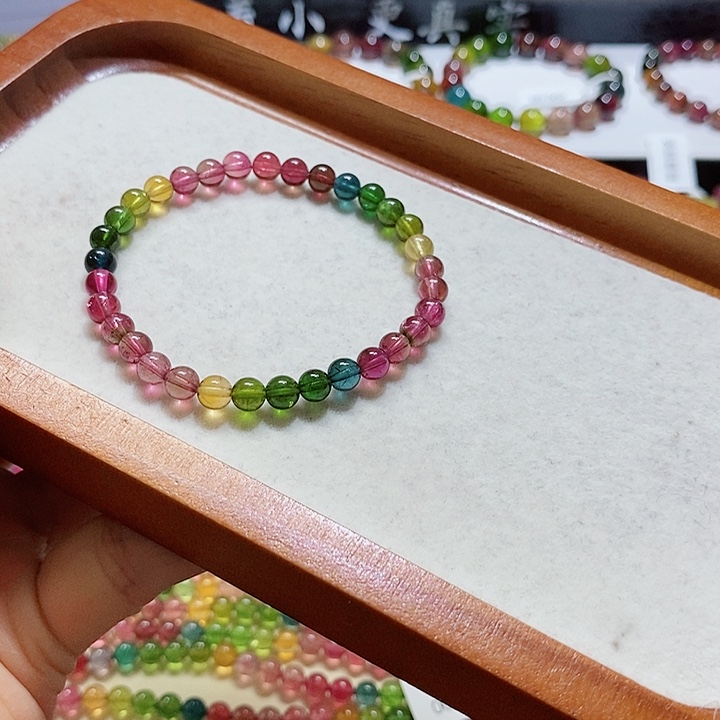 碧玺手链未镶嵌碧玺手链5.4毫米