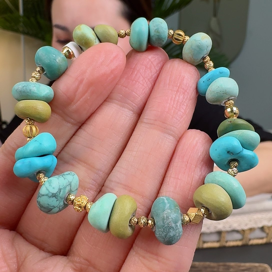 绿松石珠宝奇石未镶嵌