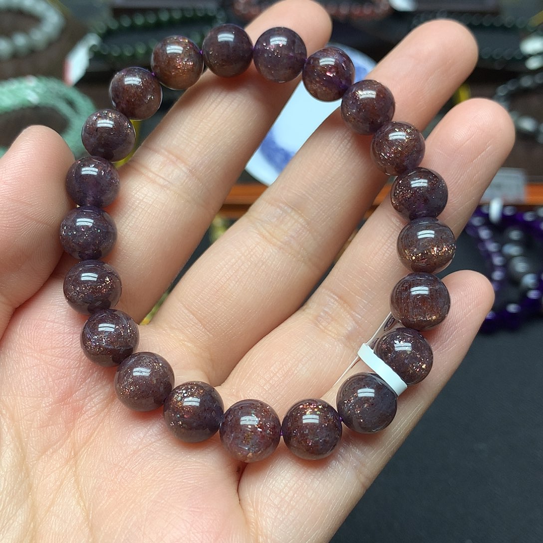 堇青石手链未镶嵌