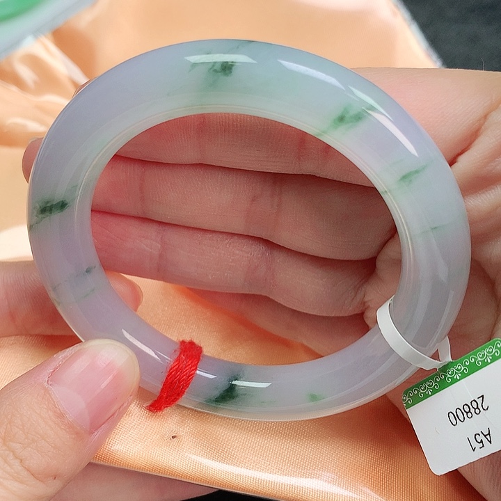 【闪购商品】翡翠手镯未镶嵌515253圈