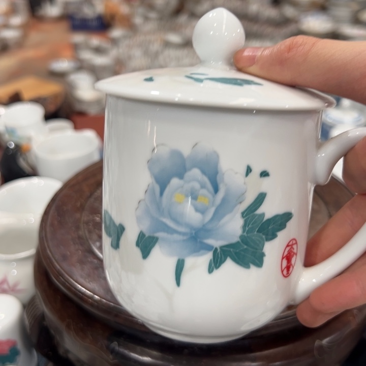 醴陵釉下手绘420毫升