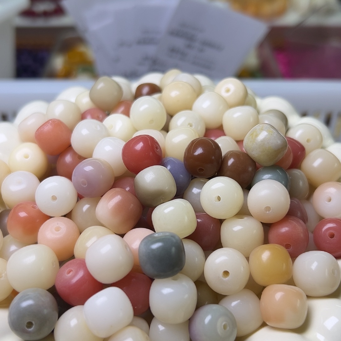 菩提根/象牙果手串微瑕卡12多宝桶100颗卡牌➕120颗