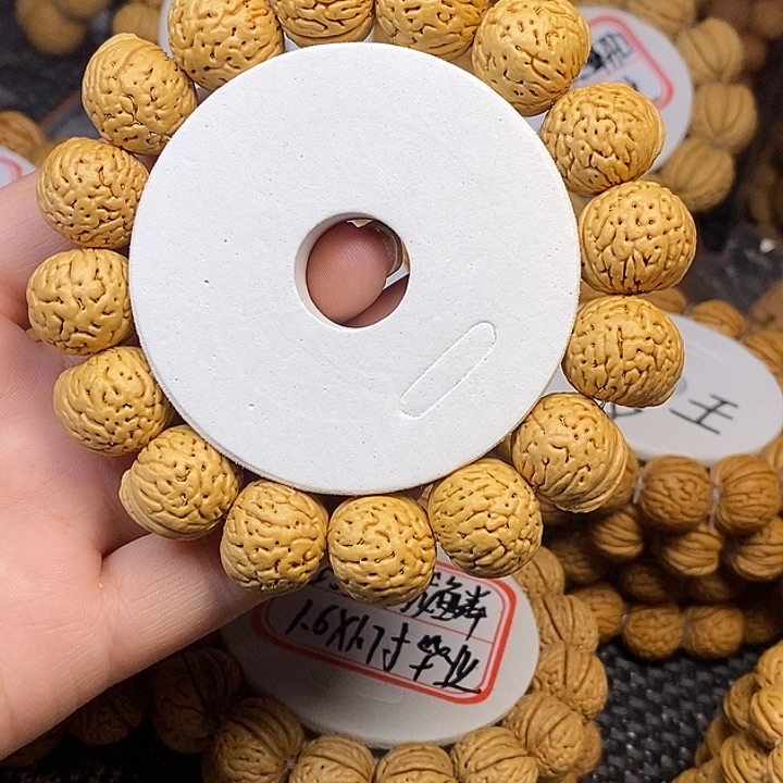 左***右桃核手串王者南瓜1.8