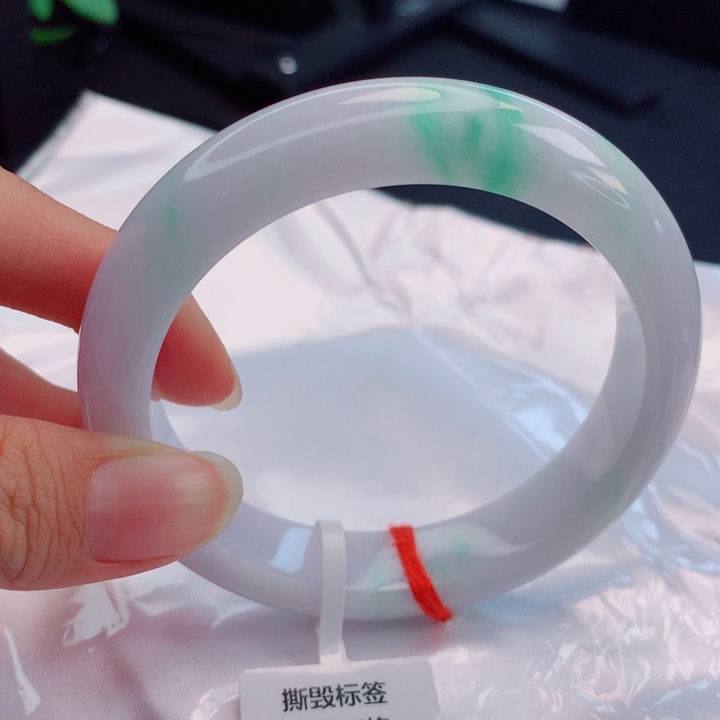 未镶嵌手镯翡翠58圈