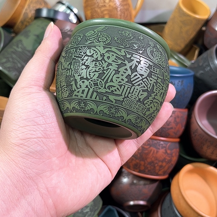茶杯紫砂全手工紫砂主任杯