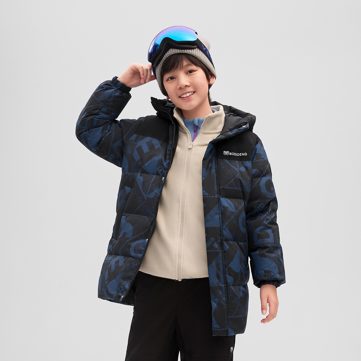 【25新款】波司登儿童羽绒服中性时尚运动T250246130Q