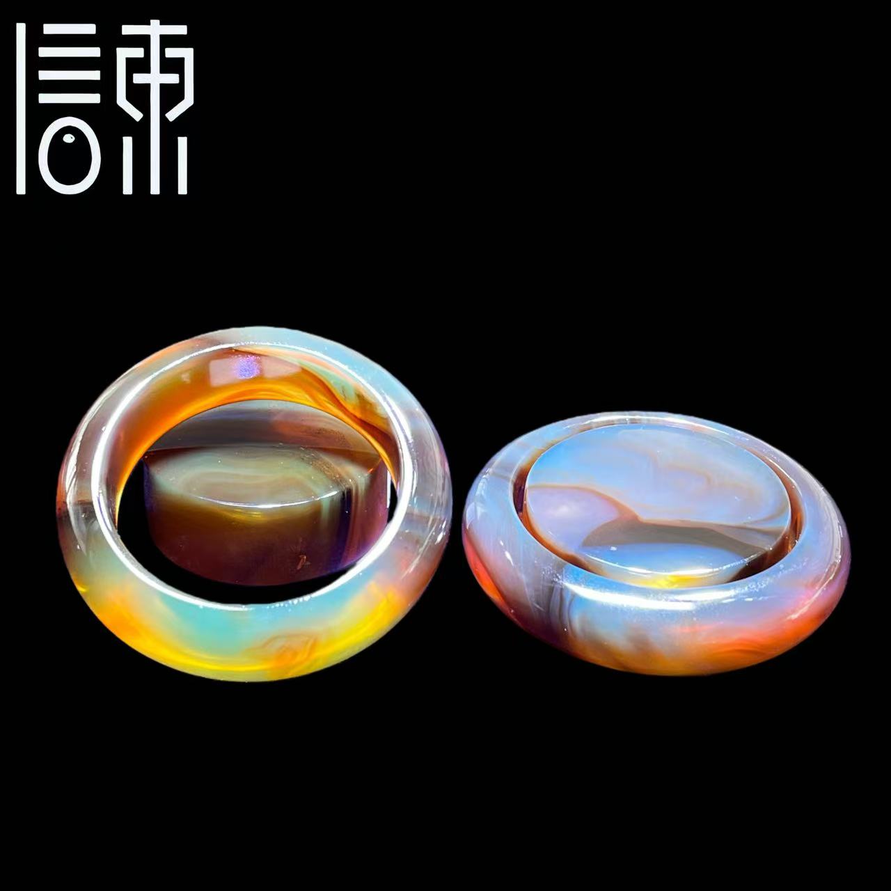 【信东严选】手镯·收藏级三彩正圈灵草珀紫杉醇琥珀手镯多样发其一