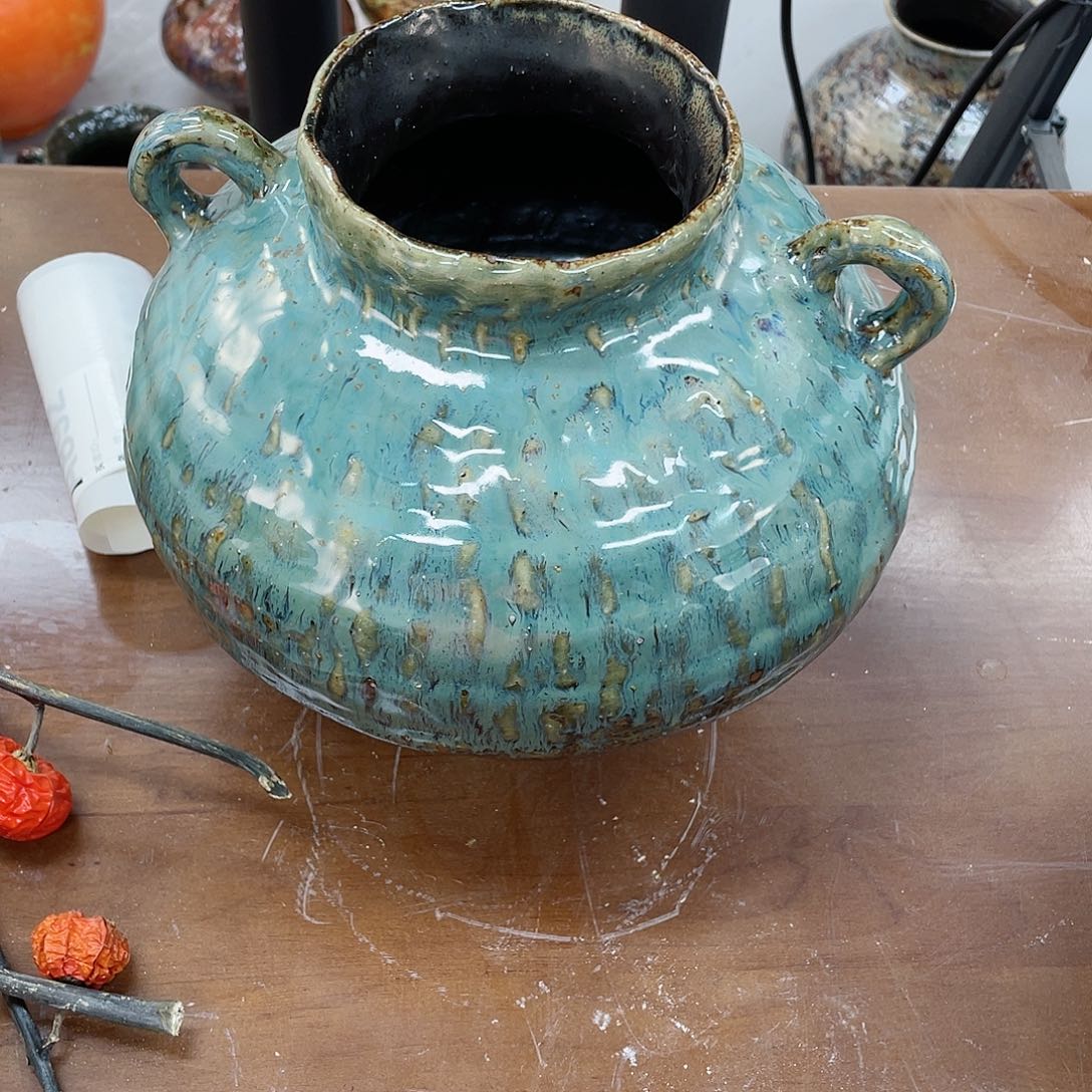 瓶小*高20口10盘泥无孔花瓶