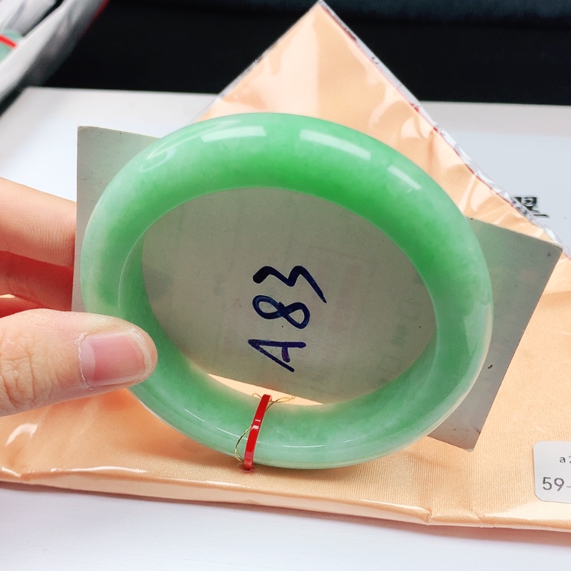 【闪购商品】翡翠手镯未镶嵌天然缅甸a货手镯59