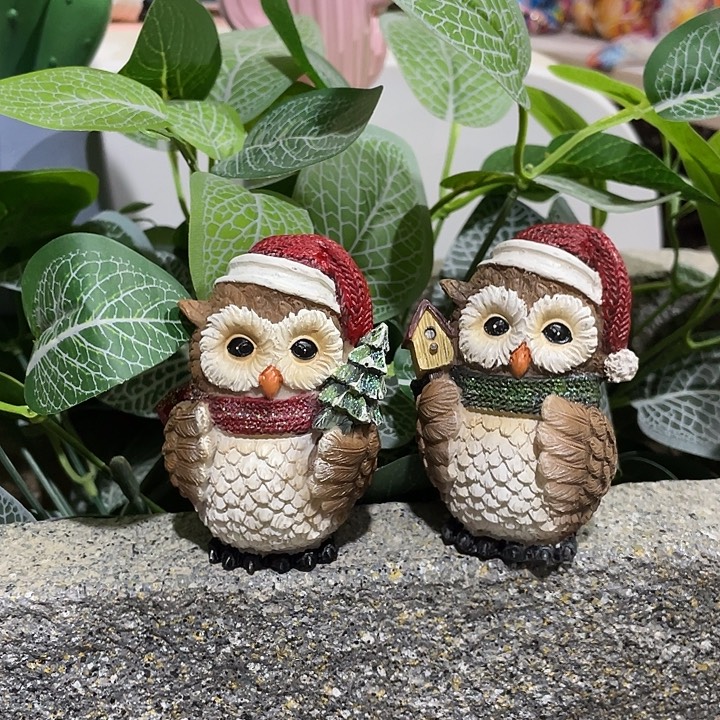 树脂样品样品样品猫头鹰一对