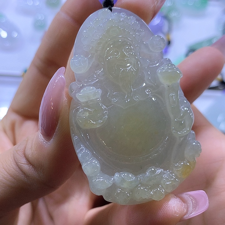 翡翠颈饰未镶嵌天然翡翠A货吊坠