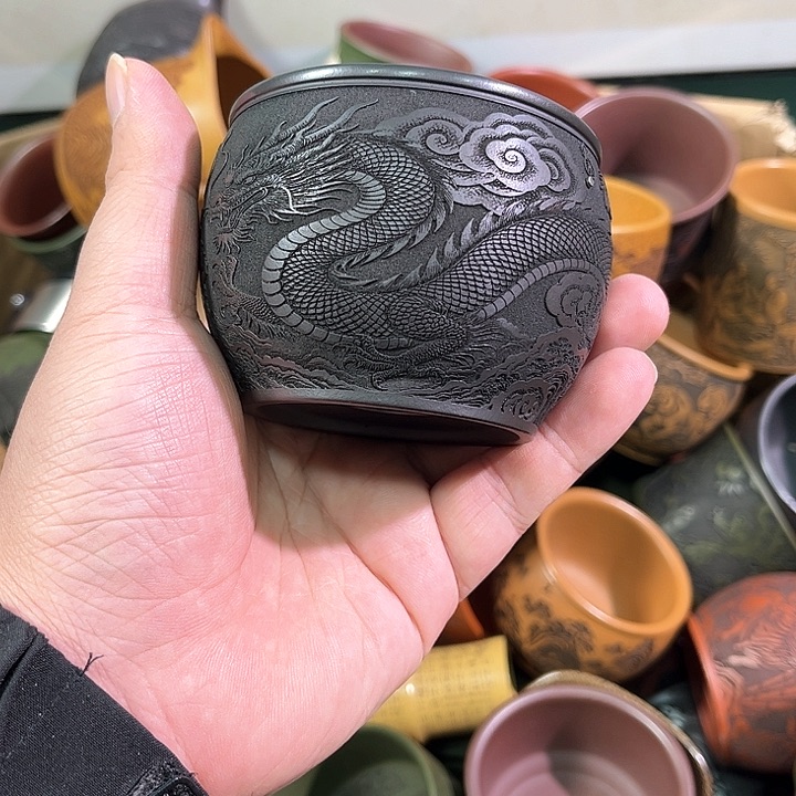 茶杯紫砂全手工紫砂主人杯