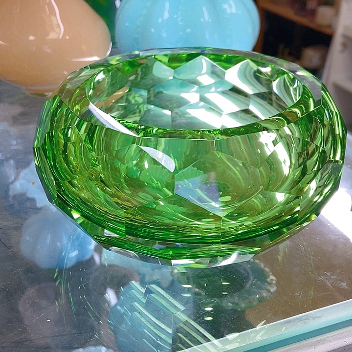 琉璃琉璃花瓶高8口11