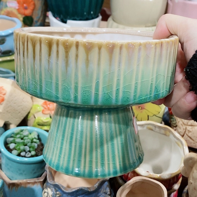 【闪购商品】陶瓷陶瓷花盆，多肉花盆