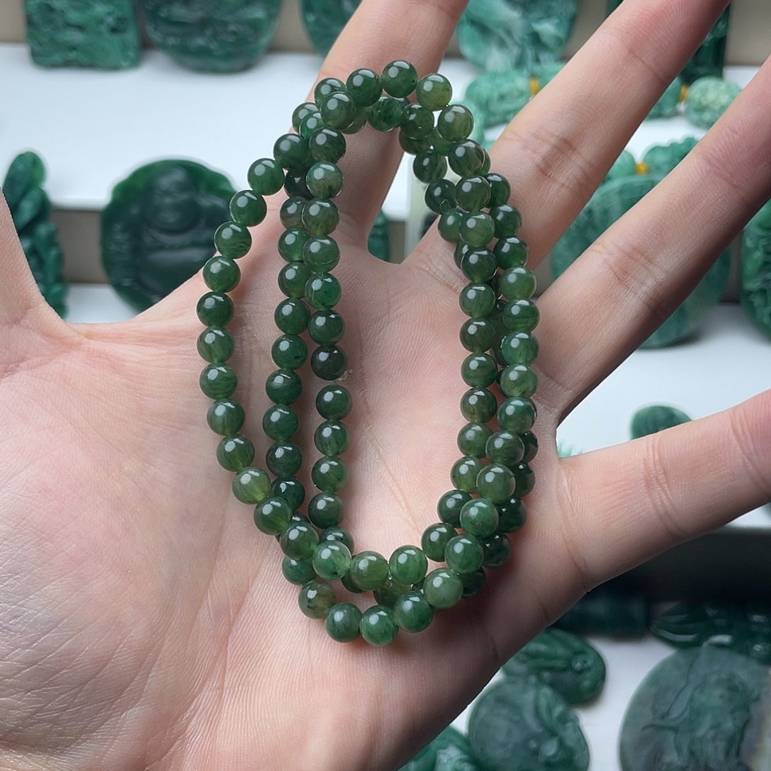 独山玉未镶嵌手链