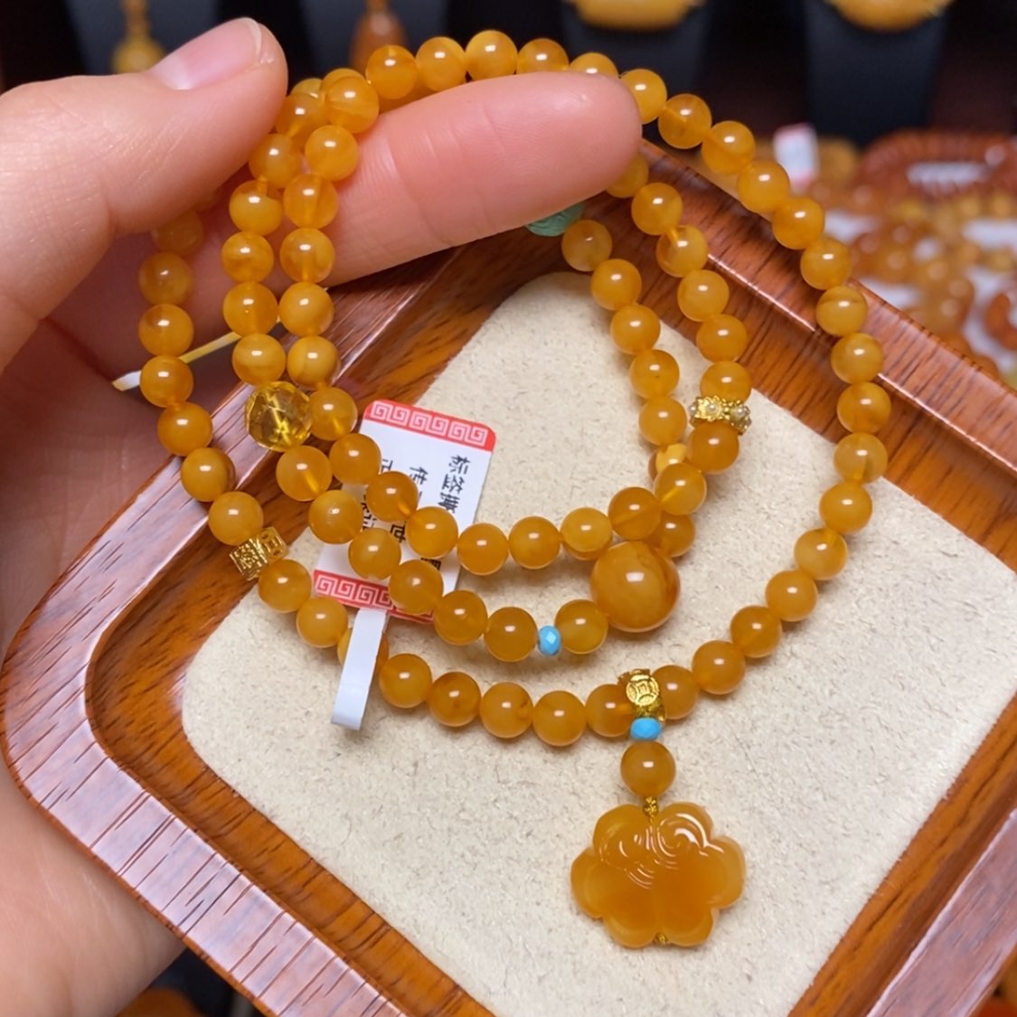 【闪购商品】未镶嵌蜜蜡手链手串
