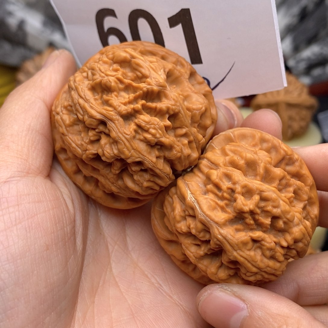 文玩核桃把件601号46.5粗筋