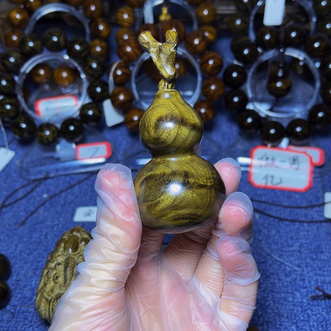 手串/手链楠木（金丝楠）阴沉乌木手把件