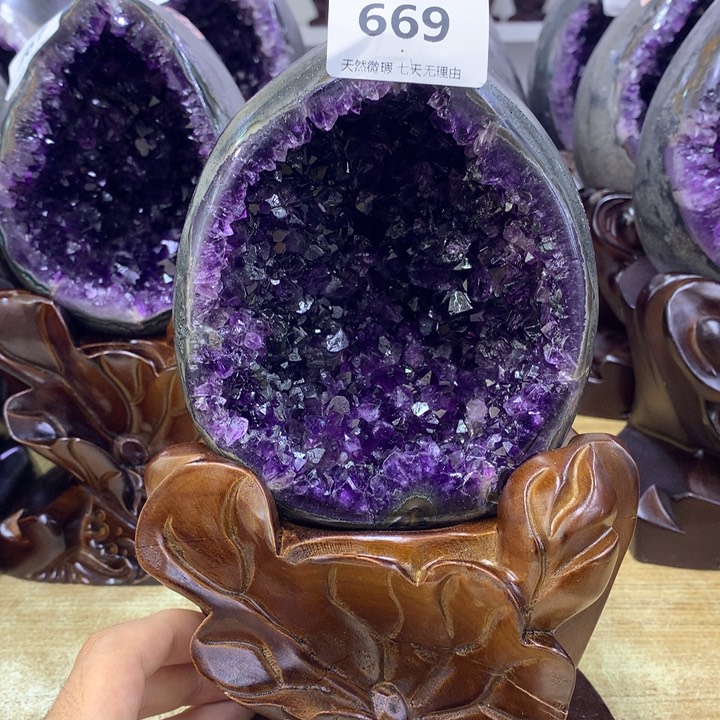紫水晶未镶嵌水晶紫水晶669