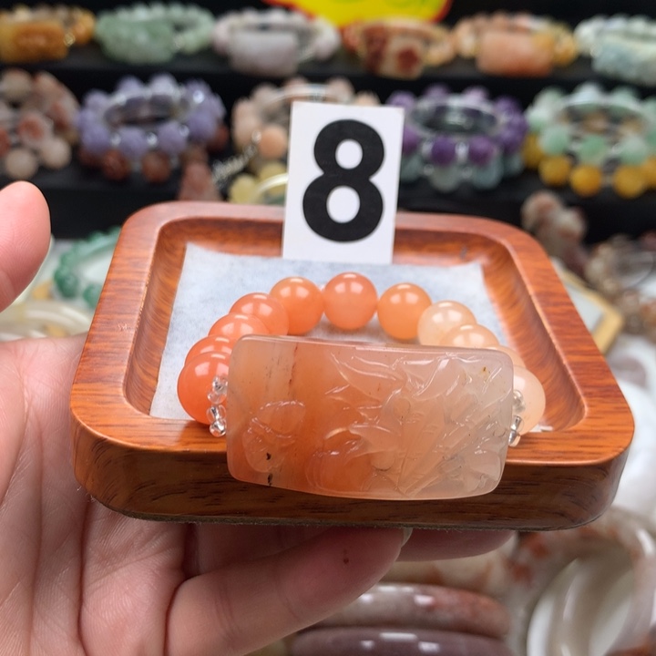 石英质玉手链未镶嵌