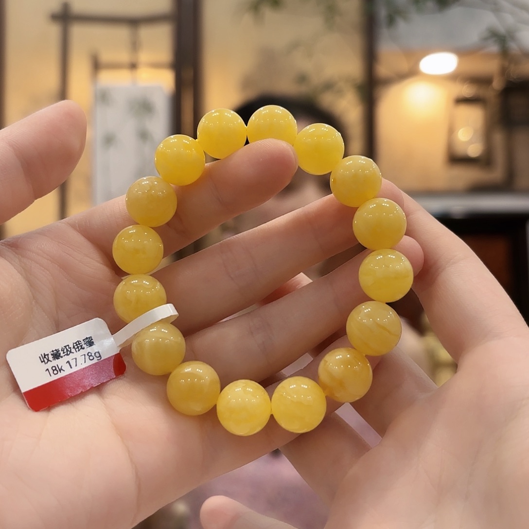 手链蜜蜡未镶嵌手串