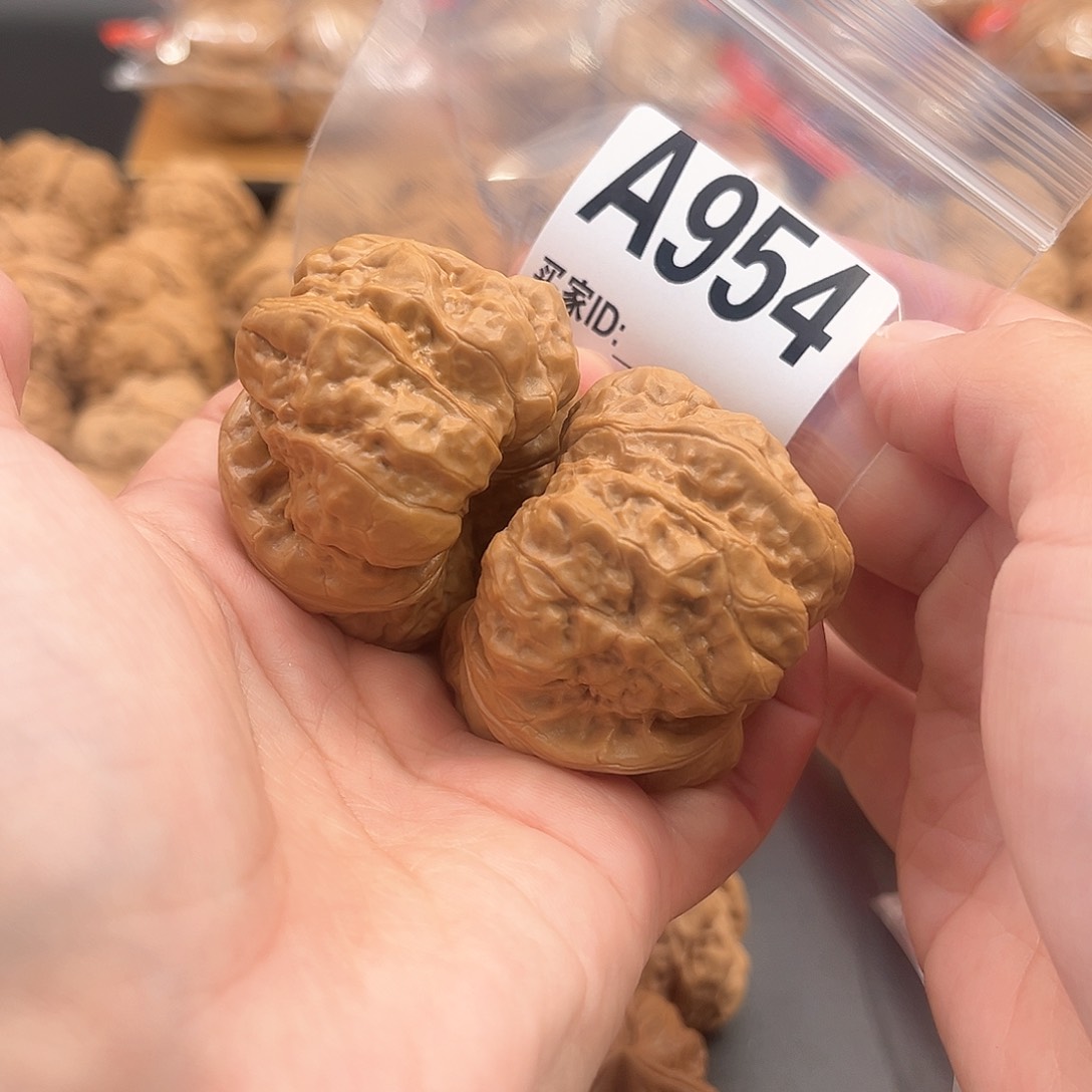 文玩核桃把件蛙蛙精品44肚50