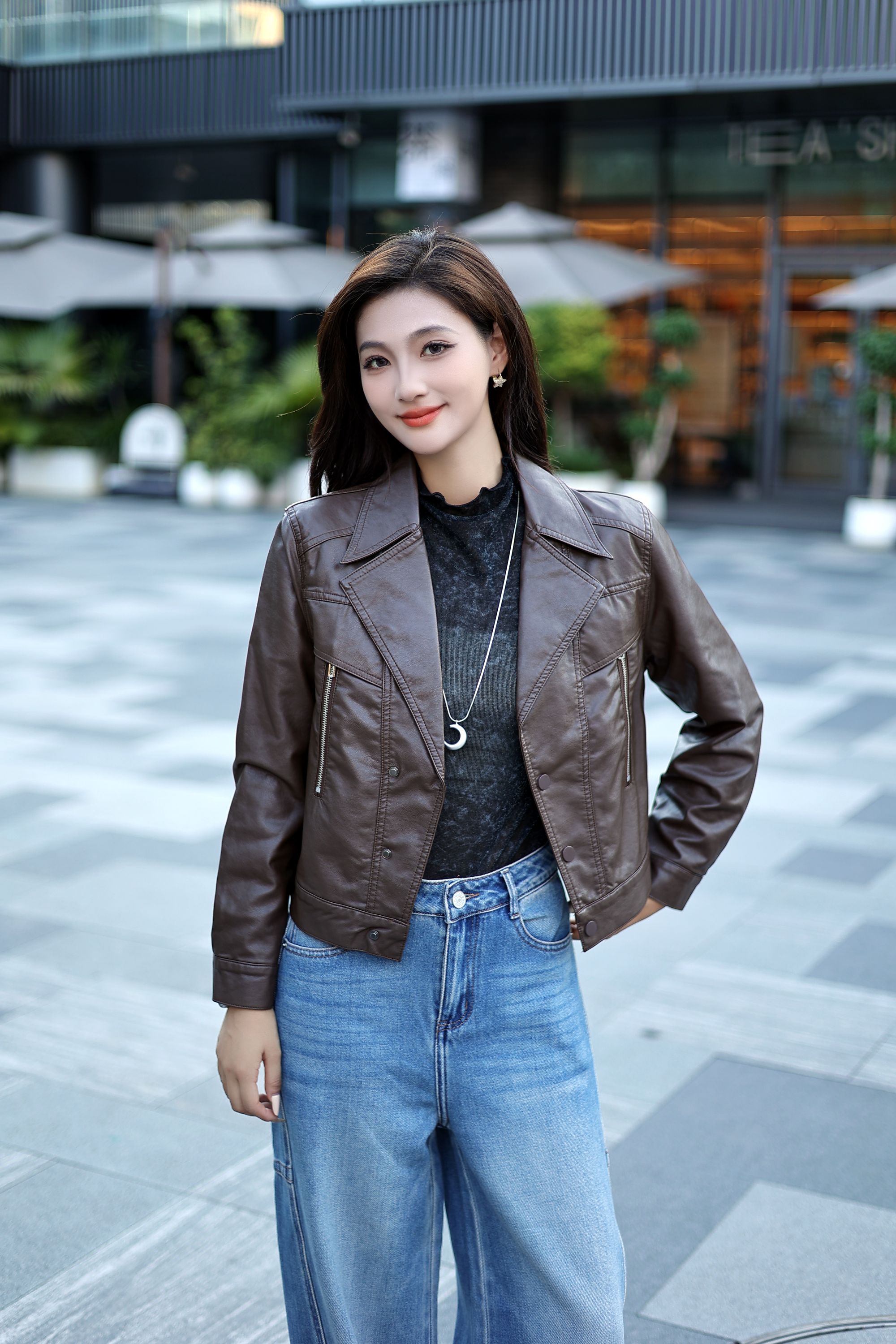 2025新款春秋冬爆款皮衣外套女短款高级感机车美拉德小个子pu夹克