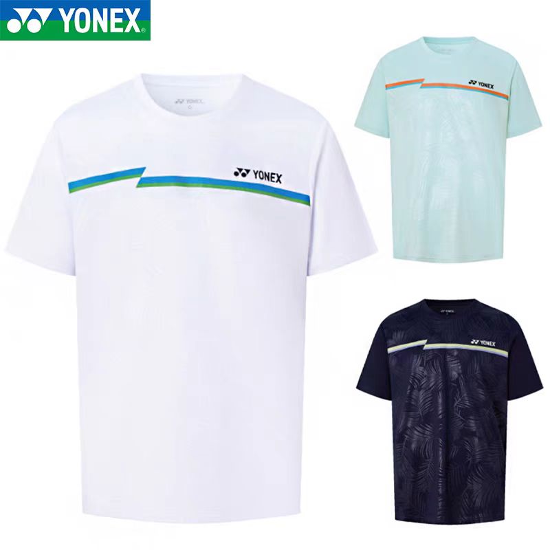 YONEX/尤尼克斯新款短袖男女羽毛球服115075速干透气排汗T恤上衣