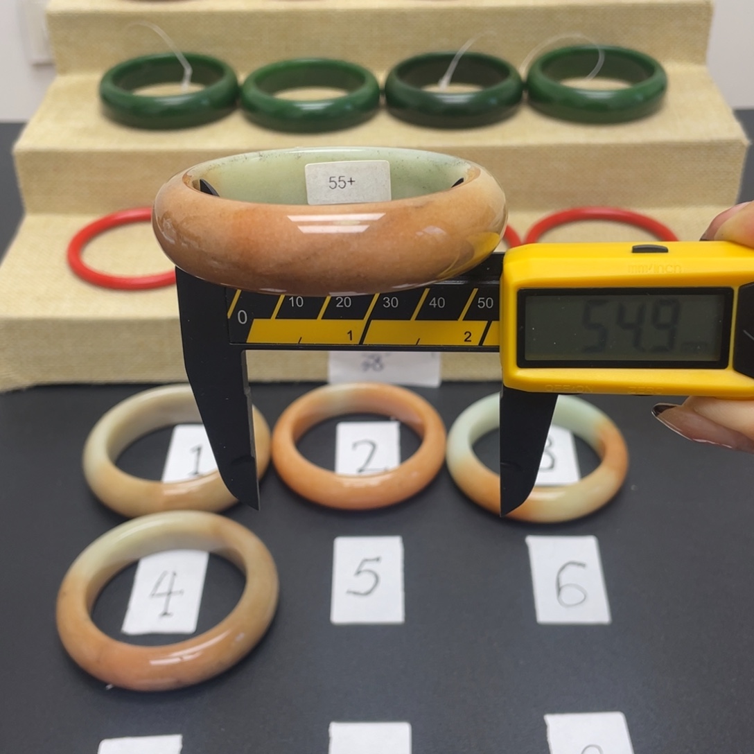 长石玉未镶嵌手镯（开口镯）佘太糖