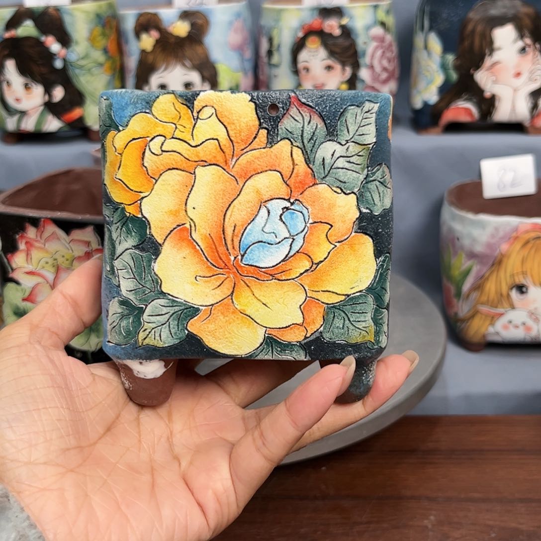 紫砂花盆福利方盆