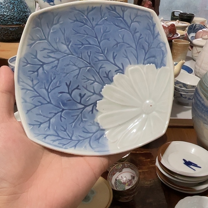 瓷片壶承一个不错的哦
