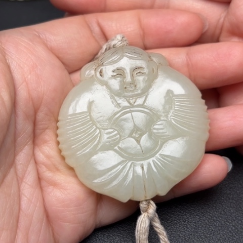 和田玉挂件未镶嵌用*