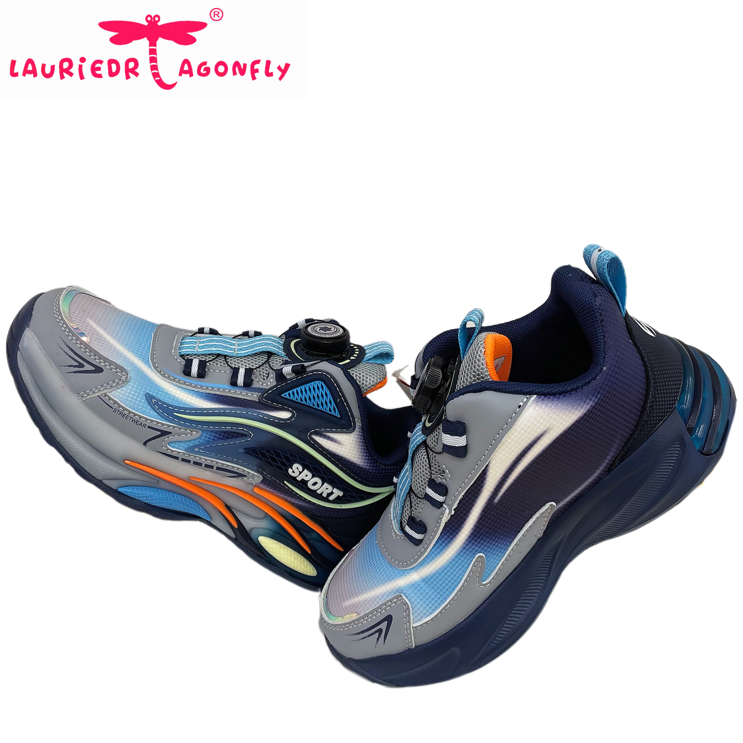 男童运动鞋2025春秋新款儿童鞋子防震橡胶底男童网面透气跑步鞋