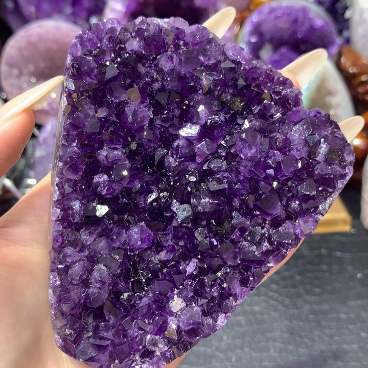 紫晶珠宝半成品未镶嵌帝紫平板