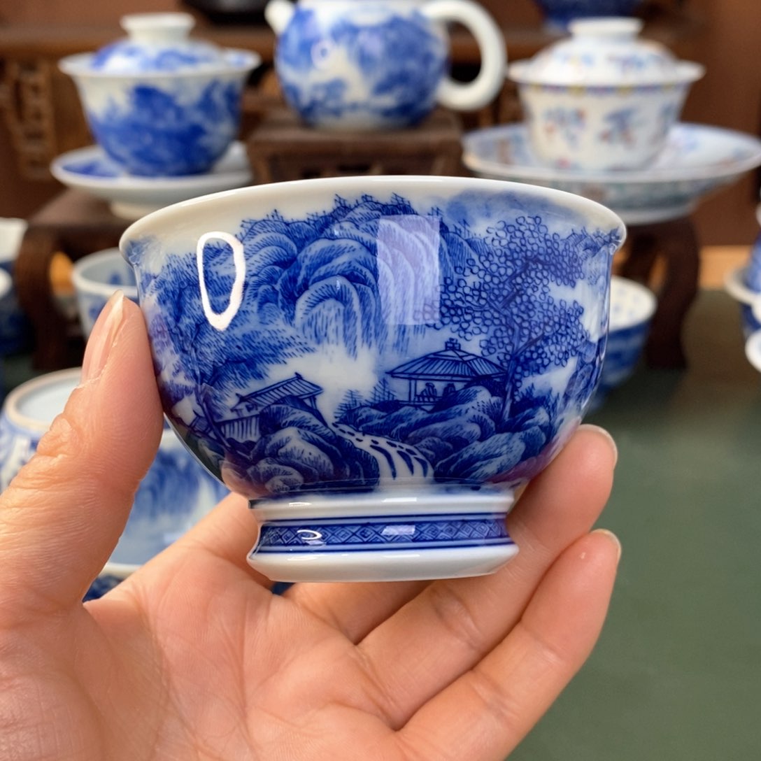 杯景德镇陶瓷手工手绘