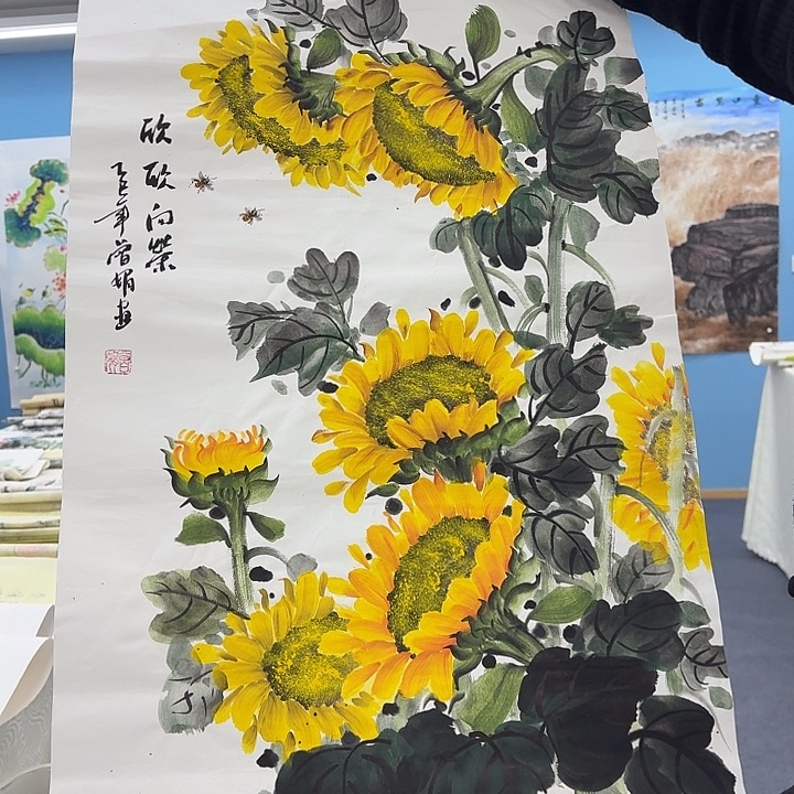 国画手绘国画作品
