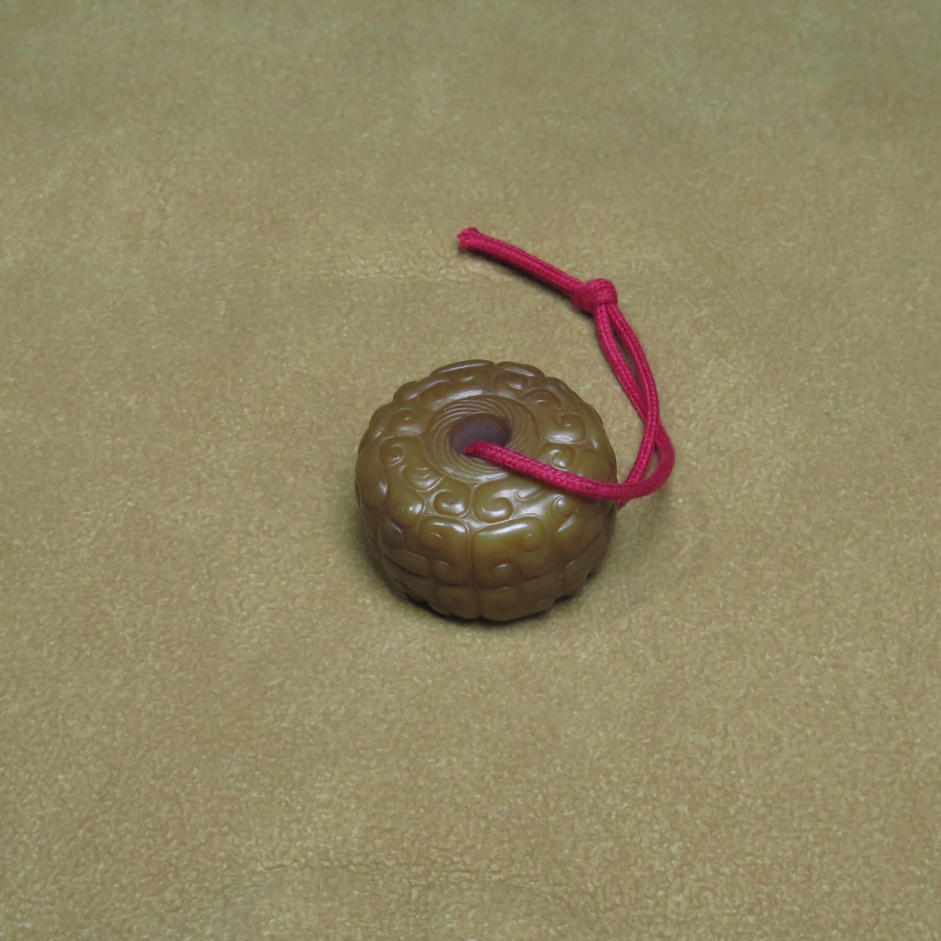 晚清云纹玉勒/MZ574814/和田玉/民族文物