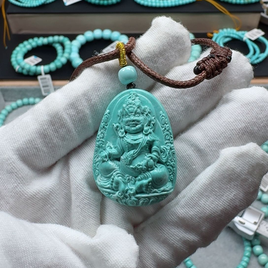 绿松石挂件未镶嵌瓦*