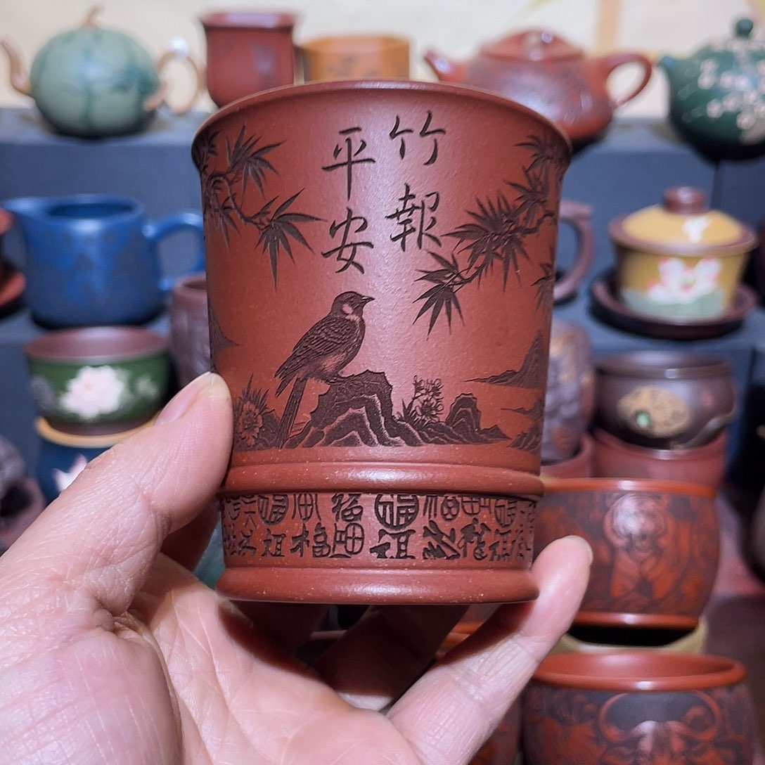 原矿紫砂手工主人杯