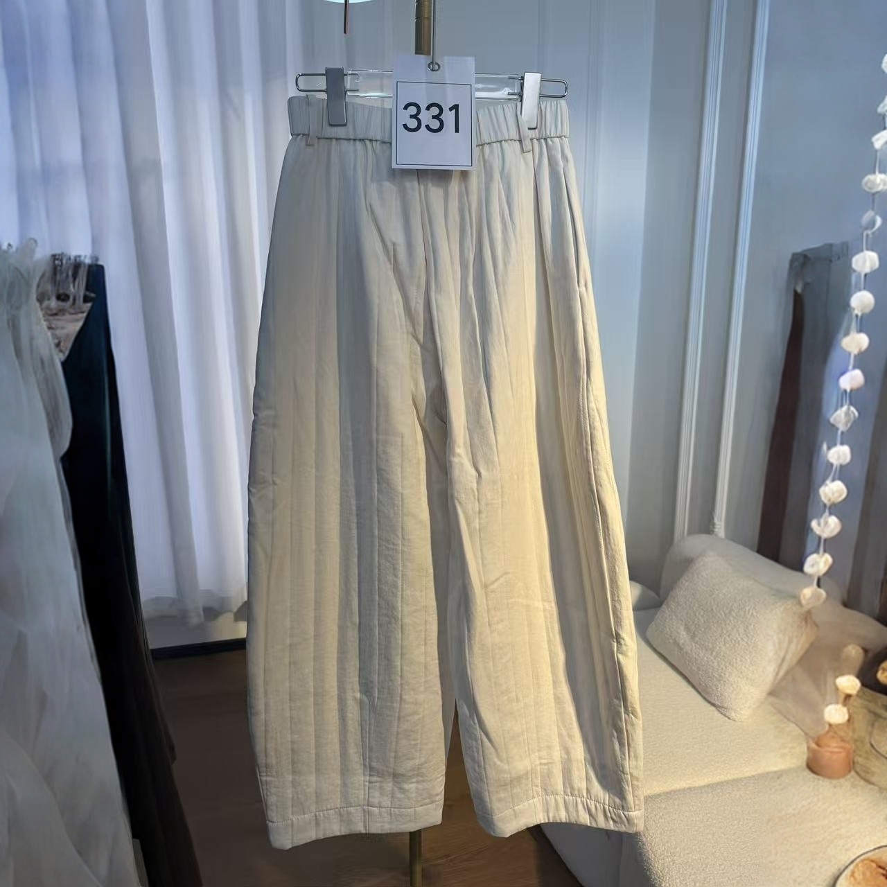 高级感时尚冬款羊毛棉裤  KW0309