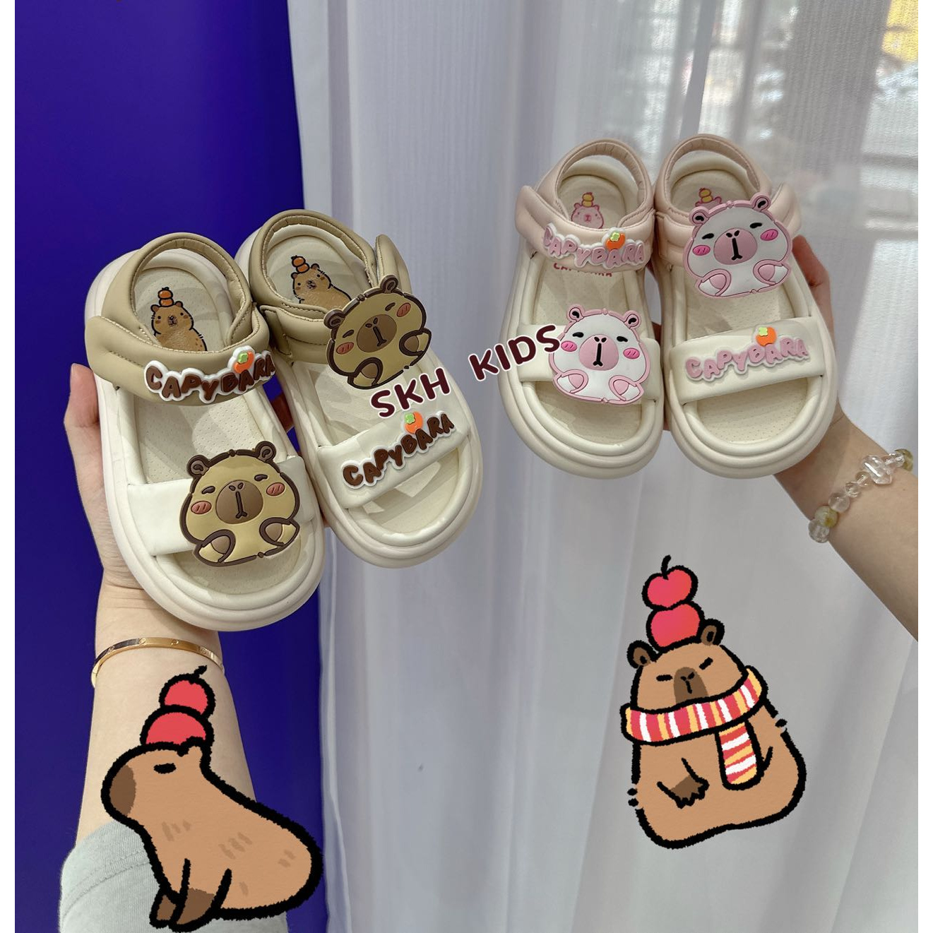 【新疆包邮】夏季新款儿童卡通可爱户外软底凉鞋Z32