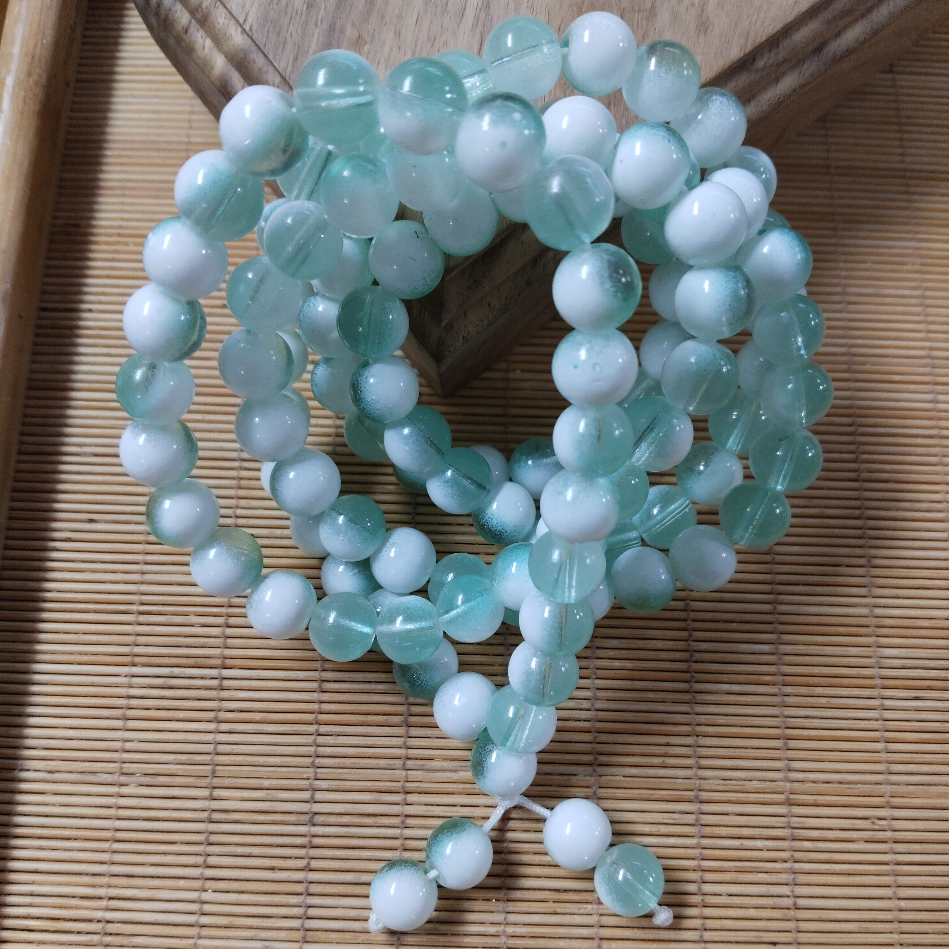 5049号108颗大漆珠定制木料