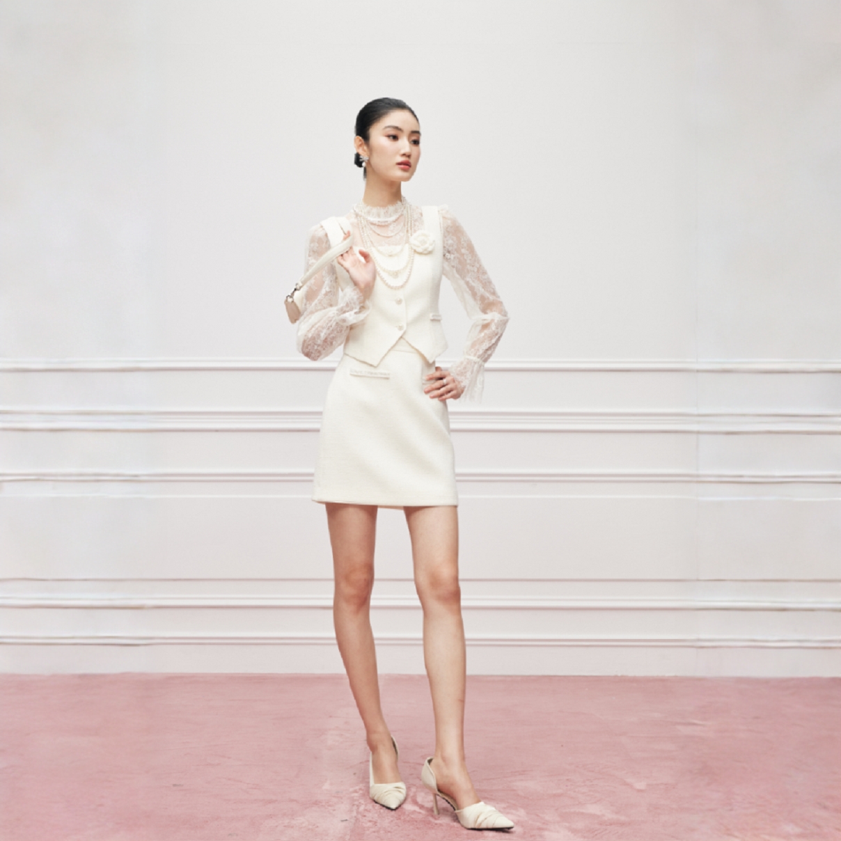 【达人专属】MandyZhang马夹2025秋法式显瘦气质上衣MJ0209