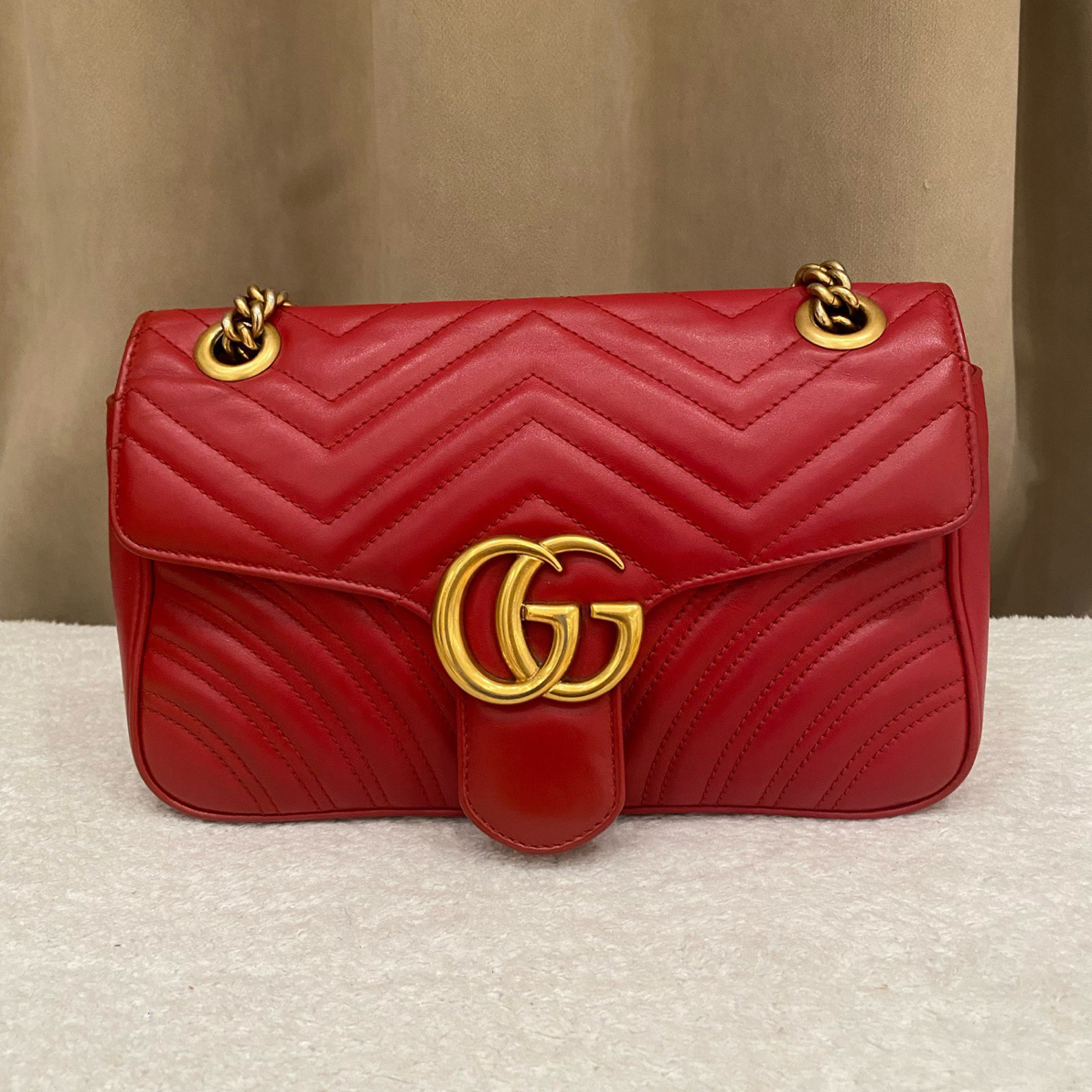 95新 GUCCI/古驰 98新红金马蒙26，经典款 永不过时超耐看