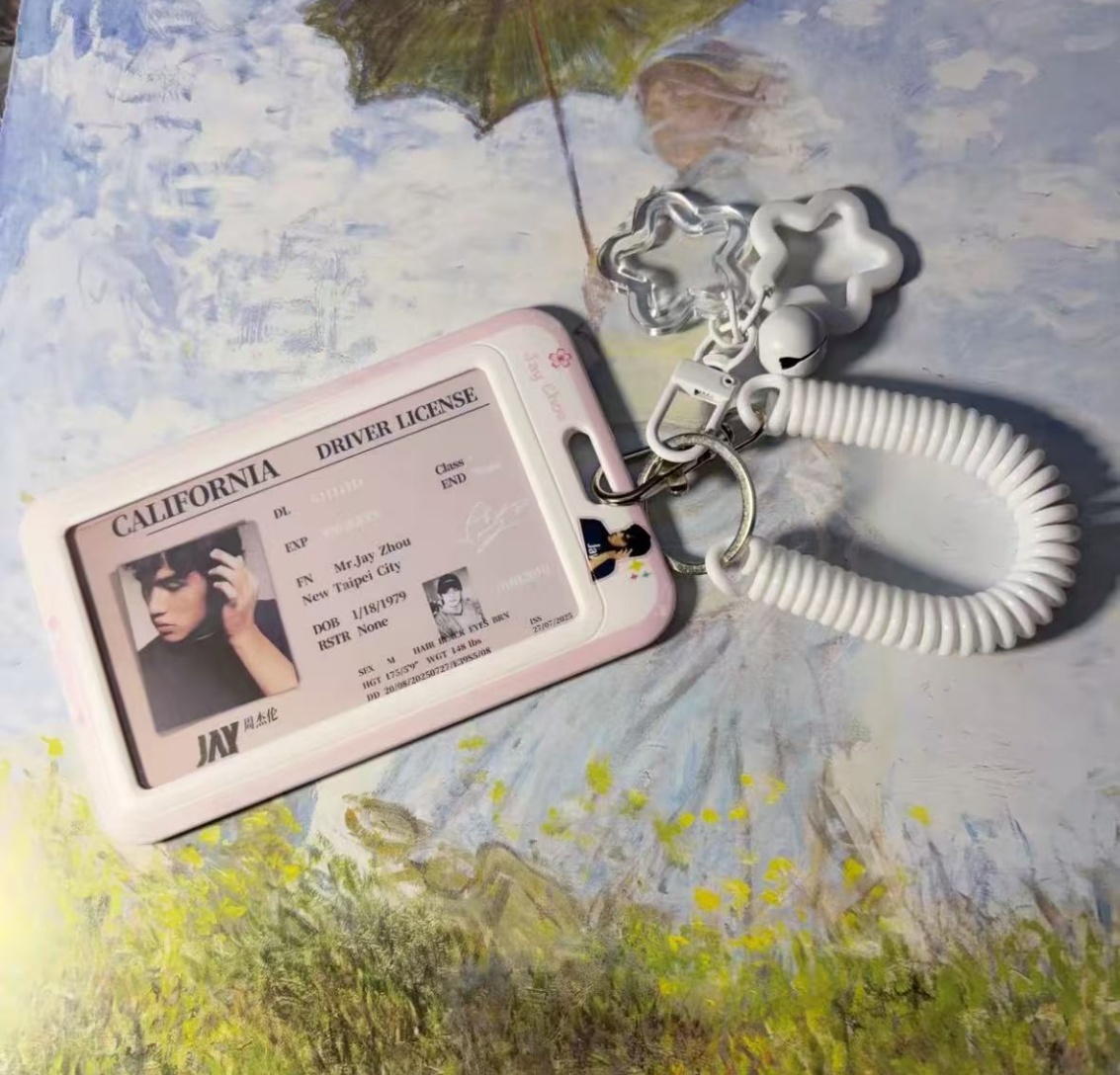 明星证件卡套挂件NFC音乐小卡歌手应援周边钥匙包包挂件送礼物